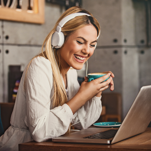 Trabajadora de call center